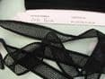 Cotton Cluny Leavers Lace Black 3 cms wide. Pattern 2081 Made in Great Britain